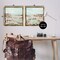 Stupell Industries Mint Pastel Abstract Vista 2 pc Framed Floater Canvas Wall Art Set Design by June Erica Vess